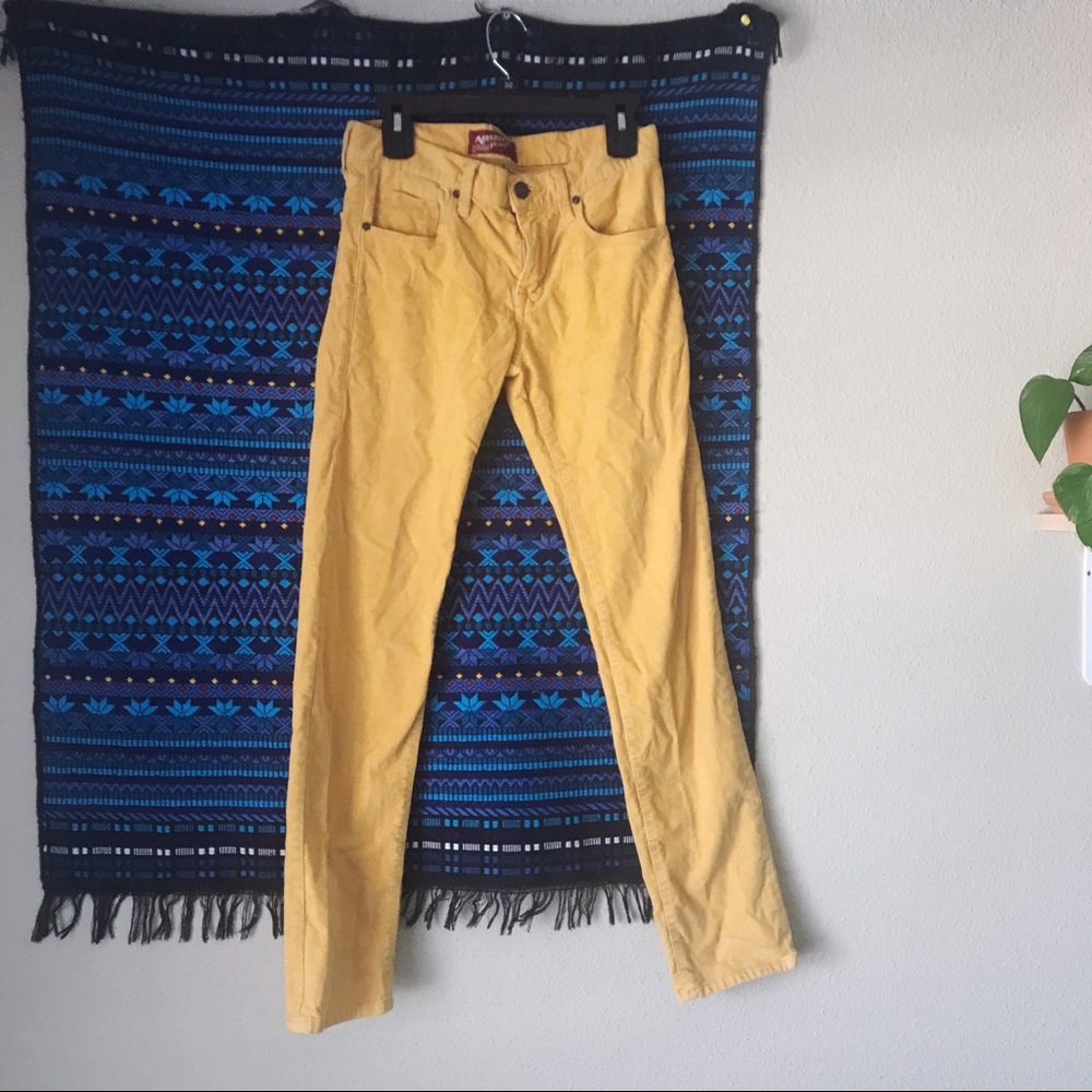 Mustard Yellow Corduroy Pants